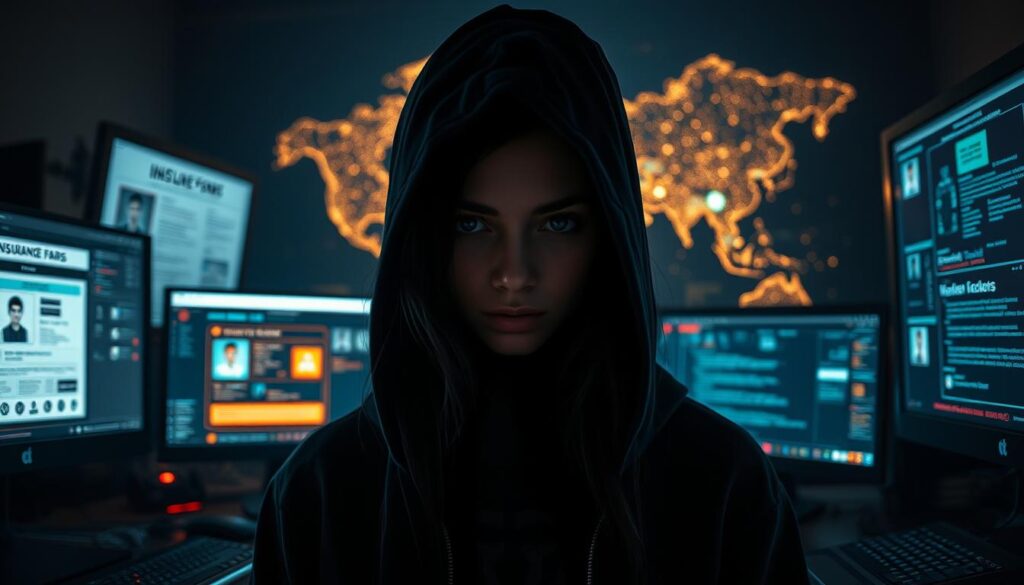Dark web insurance fraud